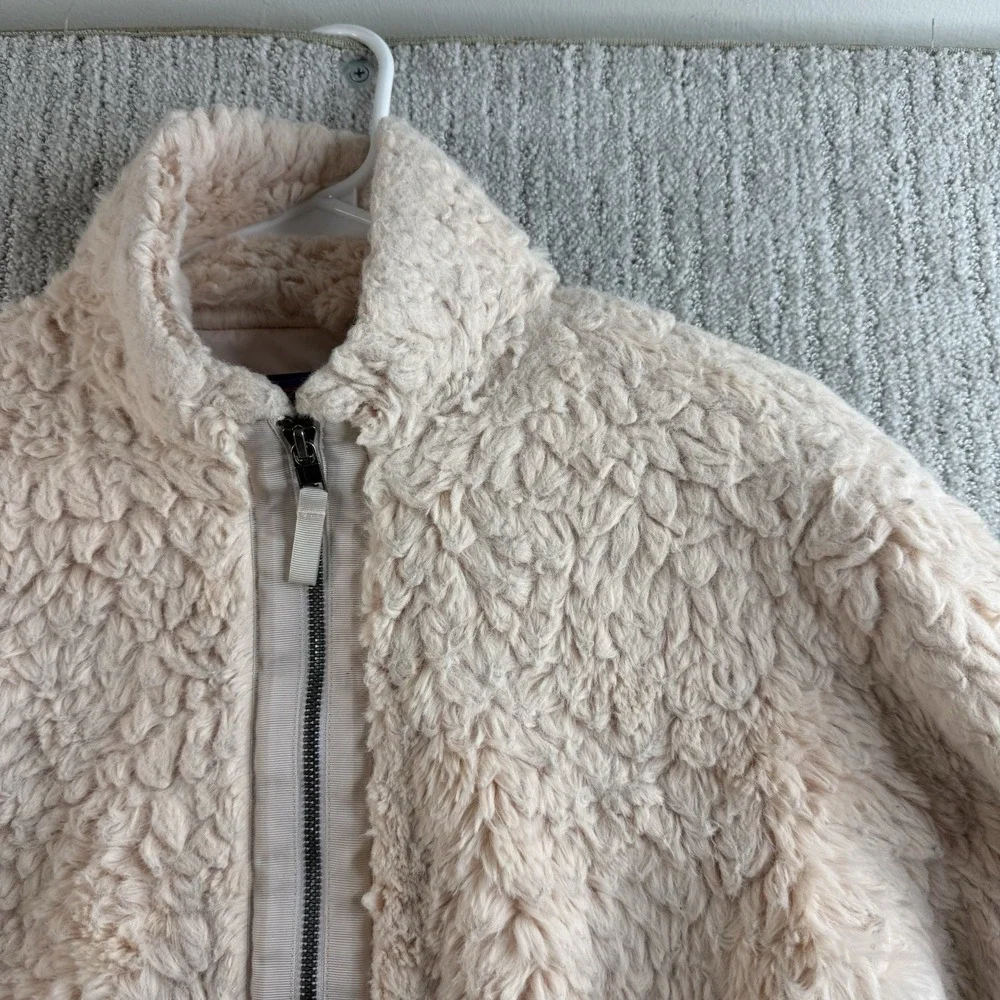 Patagonia Sherpa Jacket Girls Size XL 14 Fluffy Pink